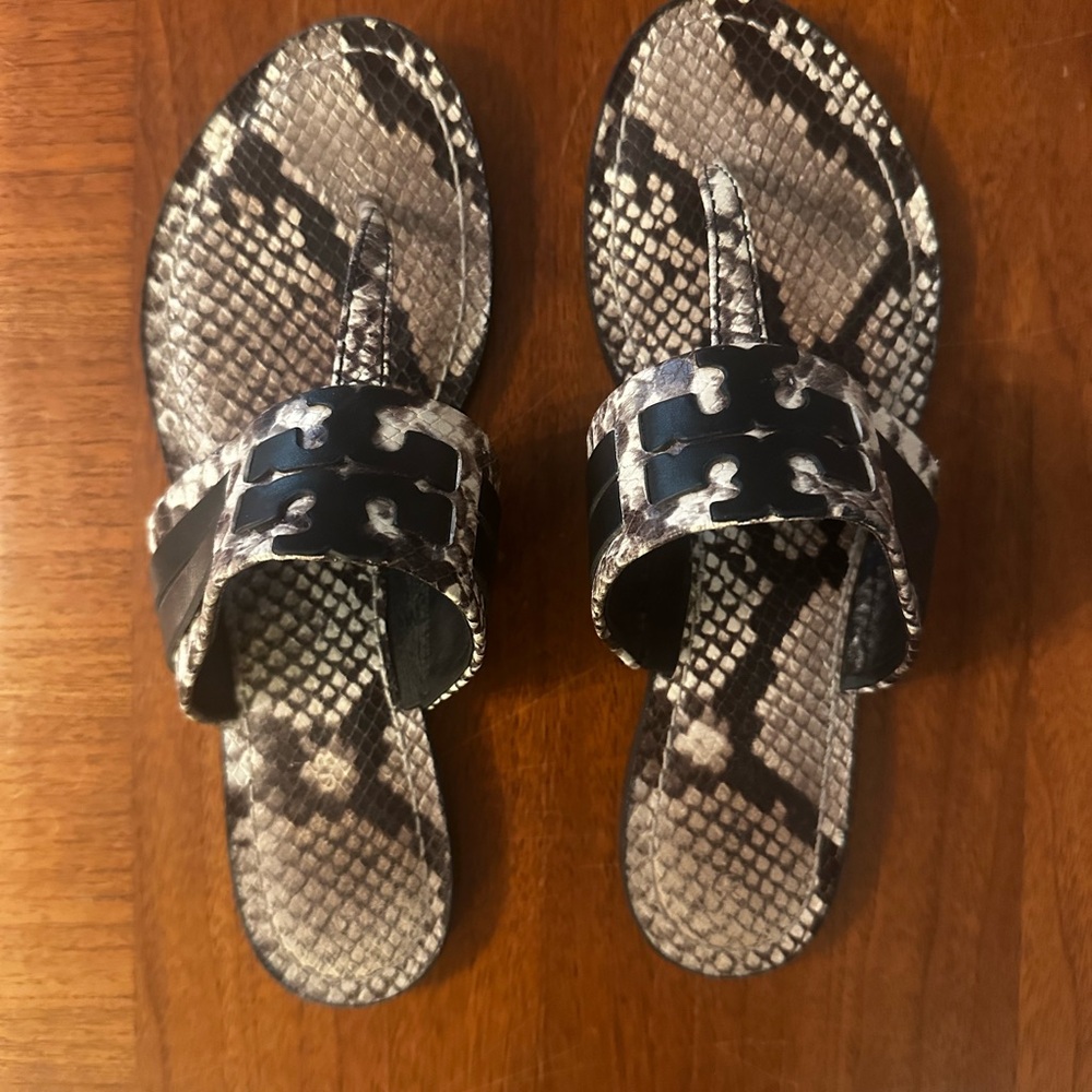 Tory Burch Snakeskin Sandals